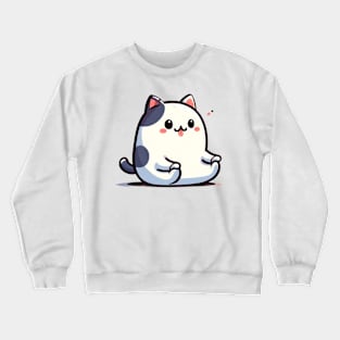 Kawaii cute cat Crewneck Sweatshirt